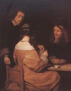 TERBORCH, Gerard, The Card-Players (mk08)